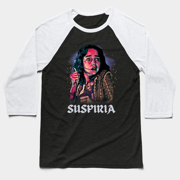 Suspiria Original Aesthetic Tribute 〶 Baseball T-Shirt by Terahertz'Cloth